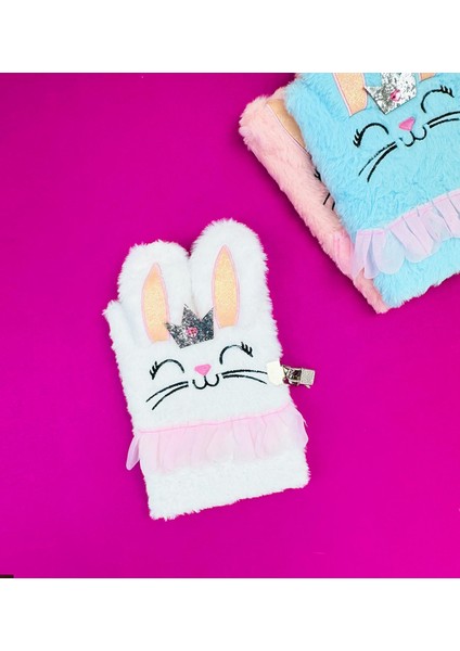 Prenses Tavşan Peluş Defter