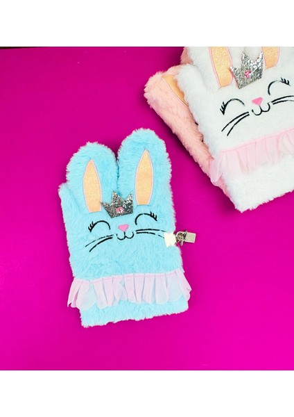 Prenses Tavşan Peluş Defter