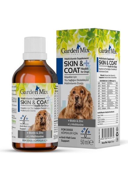 Köpek Tüy Sağlığı Damlası 50 ml