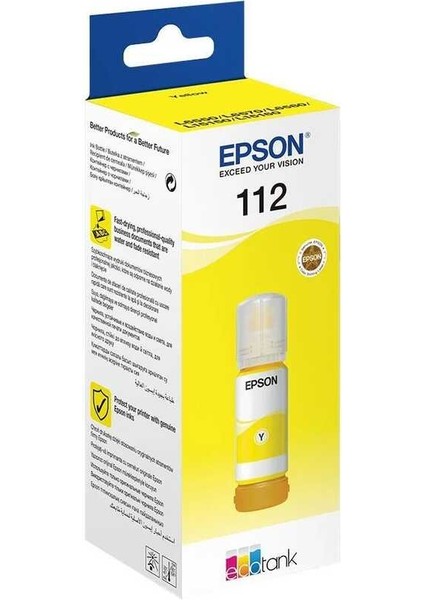 Epson T112-C13T06C44A Sarı Orijinal Mürekkep