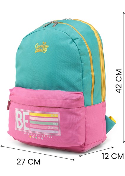 Be Happy Çift Ana Bölmeli Unisex Çocuk Ilkokul Çanta Set indirimleri