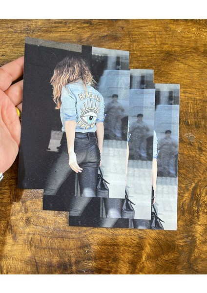 21X18 cm Nazar Boncuk Ceketli Kız Arma Dikiş Aplike