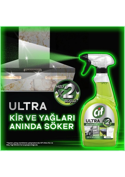 Ultra Anında Etki Kir ve Yağ Çözücü 1025 ml