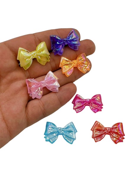 Renkli Fiyonk Karışık Şeffaf Boncuk Takı Yapımı Bead (25 Adet) fiyatları