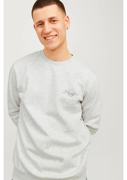 Jack&jones 12256837 Sol Gogus Yazılı Yuvarlak Yada Uzun Kol Sweat fiyatları