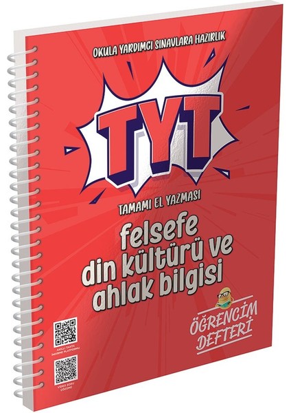 TYT Felsefe Din Kültürü ve Ahlak Bilgisi Defteri