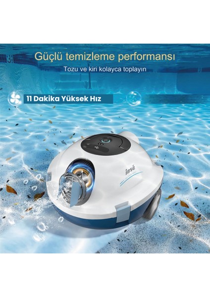 Inse Y10 Havuz Temizleme Robotu
