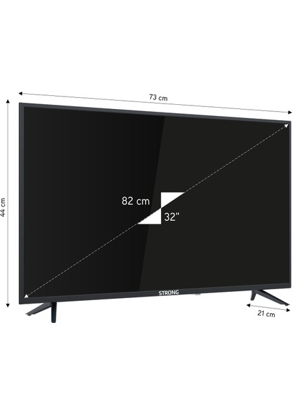 ML32ES2000 32" 81 Ekran Dahili Uydu Alıcılı HD Ready Smart LED TV