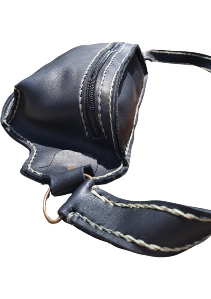 Hermes Model Unisex El Yapımı Vintage El Dikişi Hakiki Crazy Deri Bel Çantası fiyatları