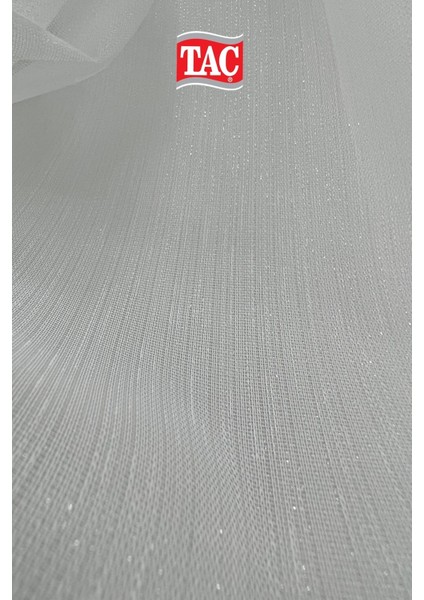 Taç Bambu Simli Tül Perde Ekstra Gramajlı Dökümlü 1x3 Sık Pile - Kırışmaz Ütü Gerektirmez modelleri