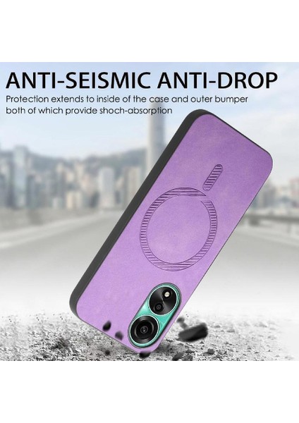 Oppo A78 4g Ince Magsafe Araç Mounts Kablosuz Şarj Için Flip Case (Yurt Dışından) indirimleri