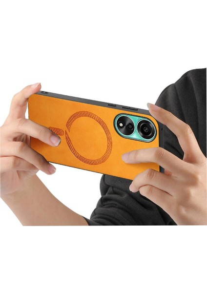 Oppo A78 4g Ince Magsafe Araç Mounts Kablosuz Şarj Için Flip Case (Yurt Dışından) modelleri