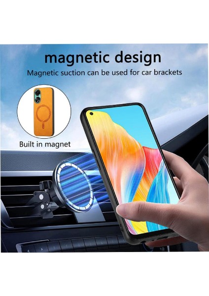 Oppo A78 4g Ince Magsafe Araç Mounts Kablosuz Şarj Için Flip Case (Yurt Dışından) indirimleri