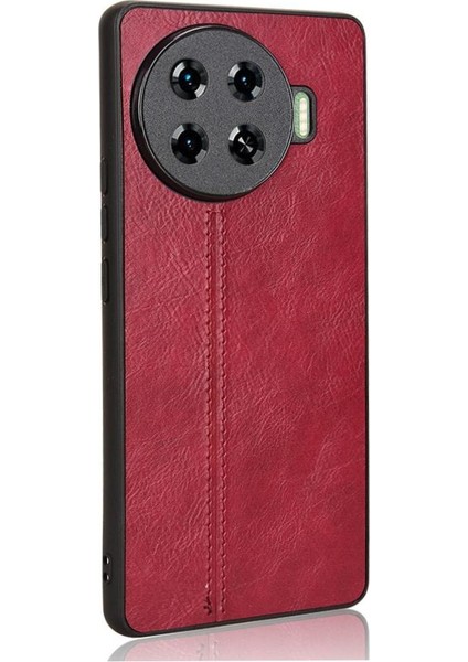 Tecno Spark Için Cüzdan Durumda 20 Pro Artı Kart Çanta Kart Yuvası Vegan Pu Cüzdan (Yurt Dışından)
