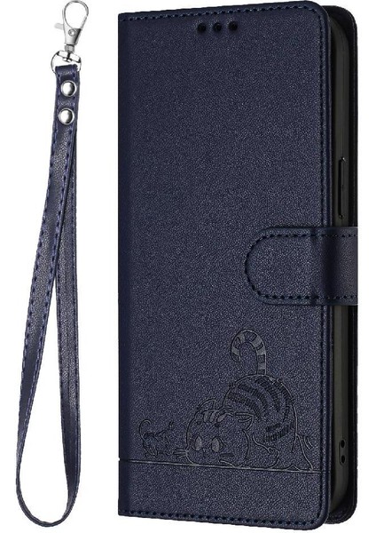 Oppo Bulmak Için Kılıf X5 Cüzdan Kapak Kapak Kedi Rfıd Kart Yuvası Tutucu Kickstand (Yurt Dışından)