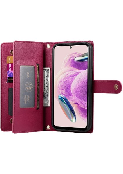 Xiaomi Redmi Not 11 Için Flip Case 4g Crossbody Kayış Iş Cüzdan (Yurt Dışından)