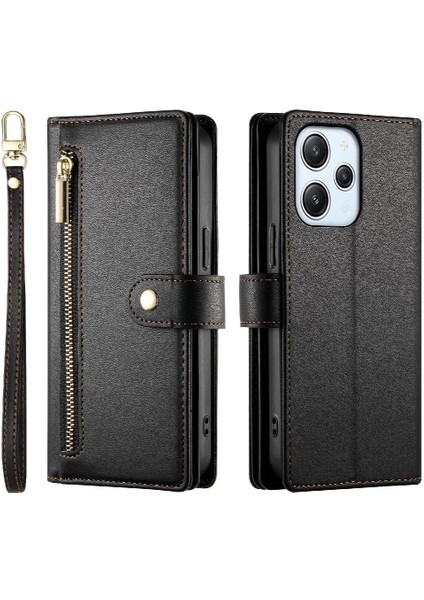 Xiaomi Poco M6 Pro Iş Için Flip Case Standı Cüzdan Çok Fonksiyonlu (Yurt Dışından) indirimleri