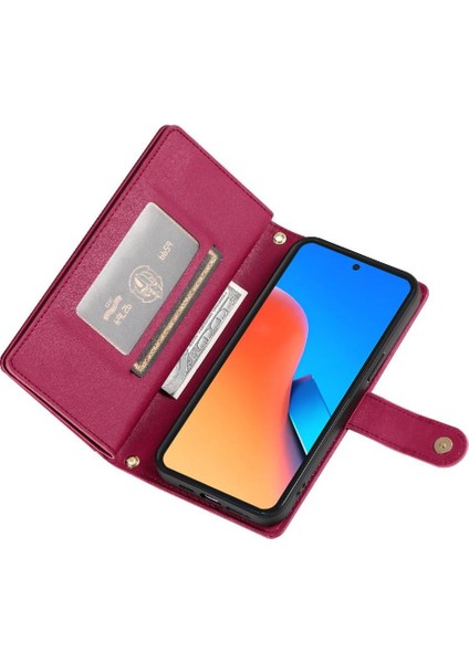 Xiaomi Poco M6 Pro Iş Için Flip Case Standı Cüzdan Çok Fonksiyonlu (Yurt Dışından) fırsatları