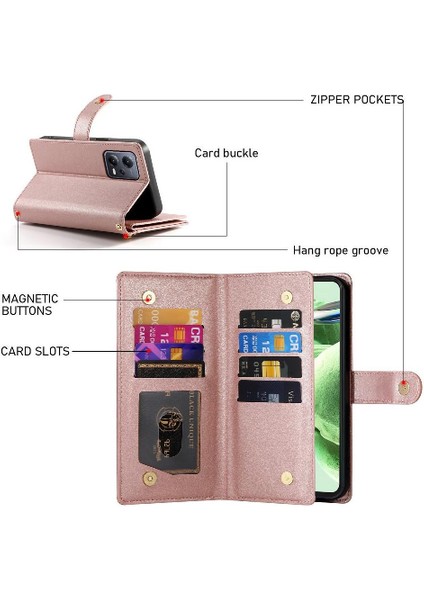 Xiaomi Poco X5 Cüzdan Çok Fonksiyonlu Iş Crossbody Için Flip Case (Yurt Dışından) fırsatları