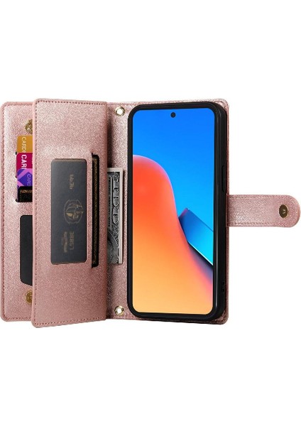 Xiaomi Poco M6 Pro Iş Için Flip Case Standı Cüzdan Çok Fonksiyonlu (Yurt Dışından) indirimleri