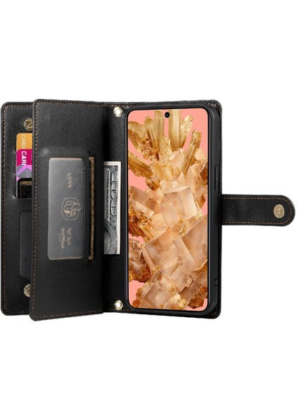 Google Piksel 8 Crossbody Kayış Standı Cüzdan Iş Için Flip Case (Yurt Dışından) modelleri