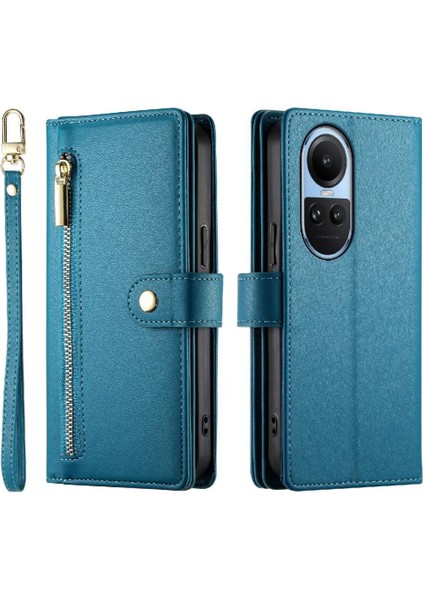 Oppo Oppo 10 5g Için Flip Case Crossbody Kayış Standı Çok Fonksiyonlu (Yurt Dışından)