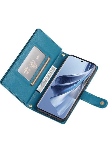 Oppo Oppo 10 5g Için Flip Case Crossbody Kayış Standı Çok Fonksiyonlu (Yurt Dışından)