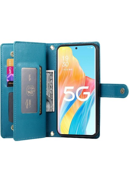 Oppo Oppo 8t 5g Için Flip Case Crossbody Kayış Cüzdan Iş Standı (Yurt Dışından) fırsatları
