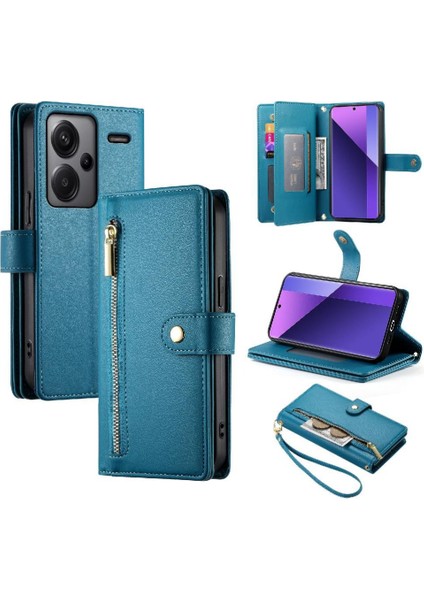Xiaomi Redmi Not Için Flip Case 13 Pro Artı Standı Cüzdan Çok Fonksiyonlu (Yurt Dışından)