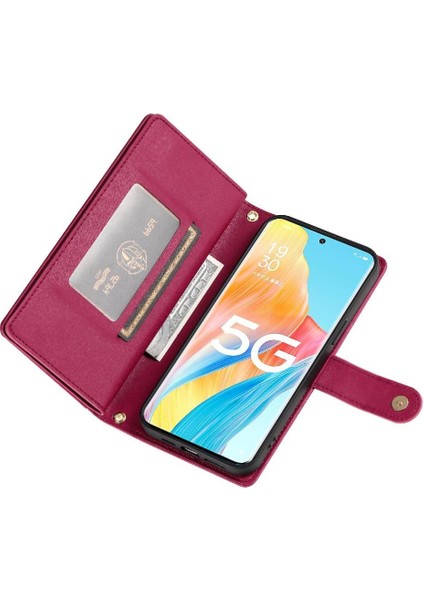 Oppo Oppo 8t 5g Için Flip Case Crossbody Kayış Cüzdan Iş Standı (Yurt Dışından) indirimleri