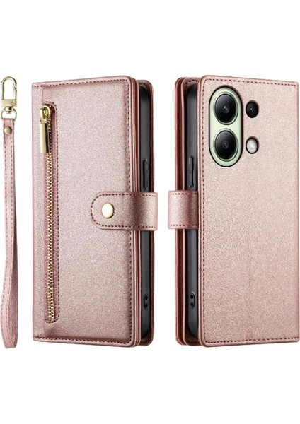 Xiaomi Redmi Not 13 Için Flip Case 4g Çok Fonksiyonlu Iş Cüzdan (Yurt Dışından)