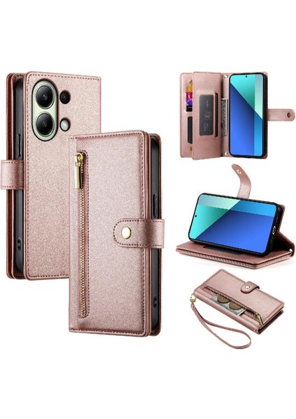 Xiaomi Redmi Not 13 Için Flip Case 4g Çok Fonksiyonlu Iş Cüzdan (Yurt Dışından) fırsatları
