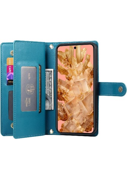 Google Piksel 8 Crossbody Kayış Standı Cüzdan Iş Için Flip Case (Yurt Dışından) modelleri