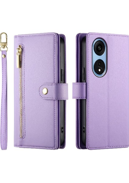 Oppo Oppo 8t 5g Için Flip Case Crossbody Kayış Cüzdan Iş Standı (Yurt Dışından)
