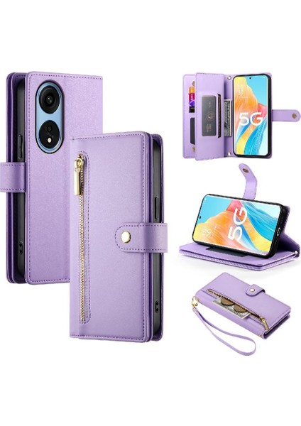Oppo Oppo 8t 5g Için Flip Case Crossbody Kayış Cüzdan Iş Standı (Yurt Dışından) fiyatları