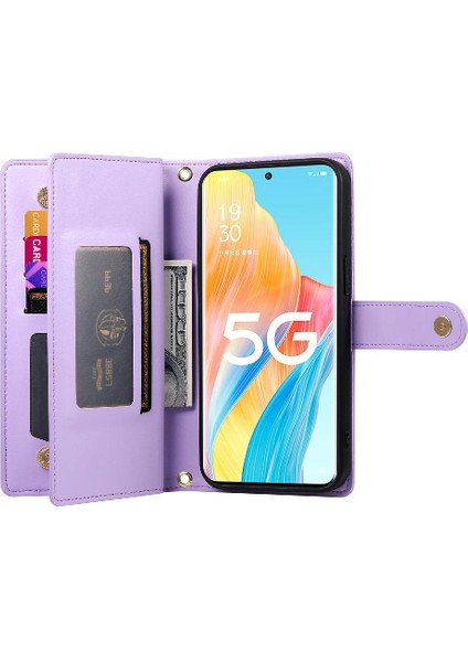 Oppo Oppo 8t 5g Için Flip Case Crossbody Kayış Cüzdan Iş Standı (Yurt Dışından) indirimleri