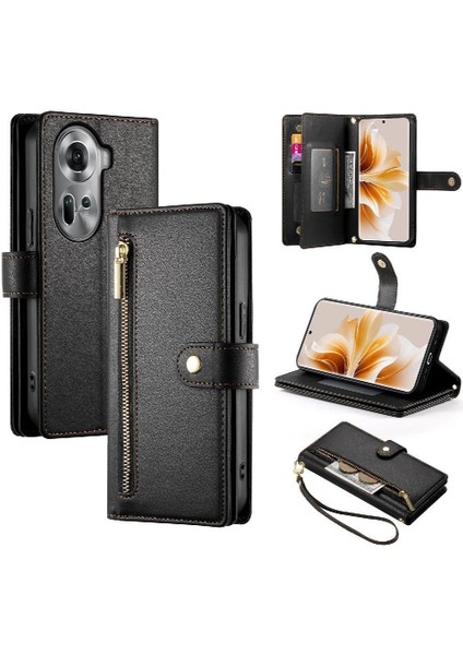 Oppo Oppo 11 Için Flip Case Standı Crossbody Kayış Iş Çok Fonksiyonlu (Yurt Dışından) fiyatları