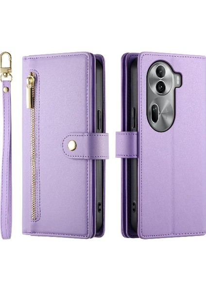 Oppo Oppo 11 Pro Için Flip Case Crossbody Kayış Cüzdan Standı Iş (Yurt Dışından)