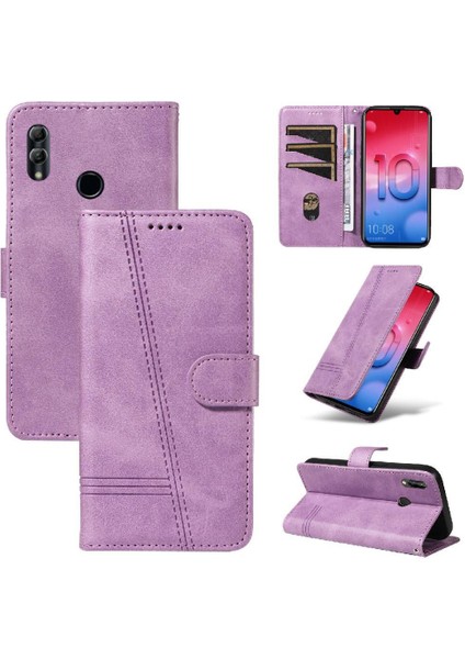 Onur 10 Lite Için Filp Durumda Kredi Kartı Yuvası Siyah ile Preslenmiş Pu Deri (Yurt Dışından) indirimleri