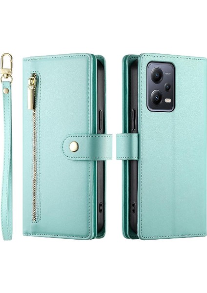 Xiaomi Poco X5 Cüzdan Çok Fonksiyonlu Iş Crossbody Için Flip Case (Yurt Dışından)
