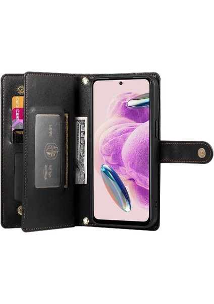 Xiaomi Redmi Not 11 Için Flip Case 4g Crossbody Kayış Iş Cüzdan (Yurt Dışından)