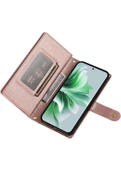 Oppo Oppo 11 Pro Için Flip Case Crossbody Kayış Cüzdan Standı Iş (Yurt Dışından)