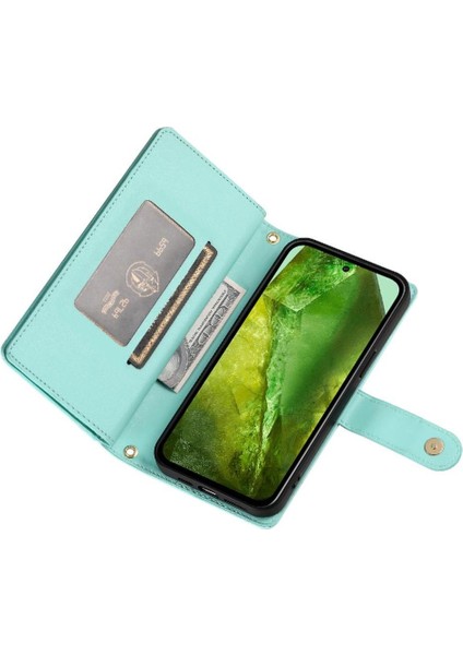 Google Piksel 8A Için Flip Case Crossbody Kayış Cüzdan Çok Fonksiyonlu (Yurt Dışından) indirimleri