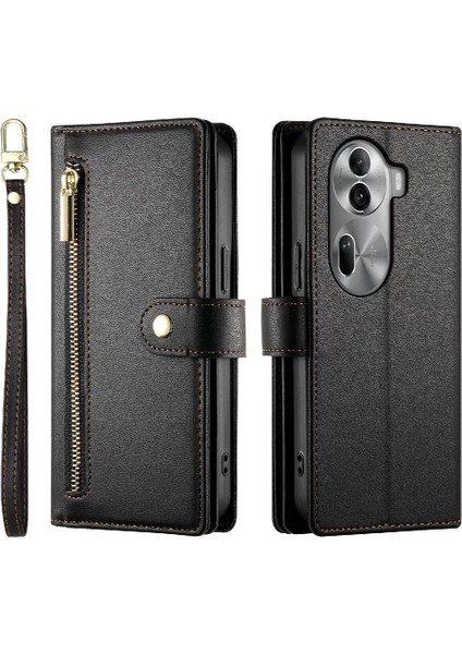 Oppo Oppo 11 Pro Için Flip Case Crossbody Kayış Cüzdan Standı Iş (Yurt Dışından)