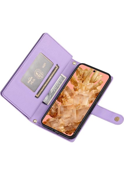 Google Piksel 8 Crossbody Kayış Standı Cüzdan Iş Için Flip Case (Yurt Dışından) modelleri