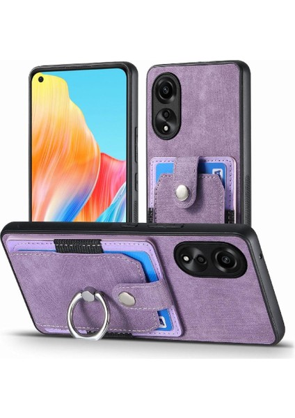 Oppo A78 4g Crad Yuvası Halka Tutucu Manyetik Araç Montaj Standı Için Kılıf (Yurt Dışından)