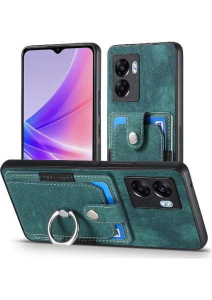 Oppo A77 5g Crad Yuvası Için Kılıf Manyetik Araç Montaj Standı Halka Tutucu (Yurt Dışından)