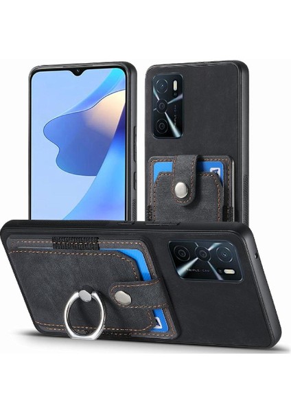 Oppo A16 Manyetik Araç Montaj Yüzük Tutucu Crad Yuvası Standı Için Kılıf (Yurt Dışından)