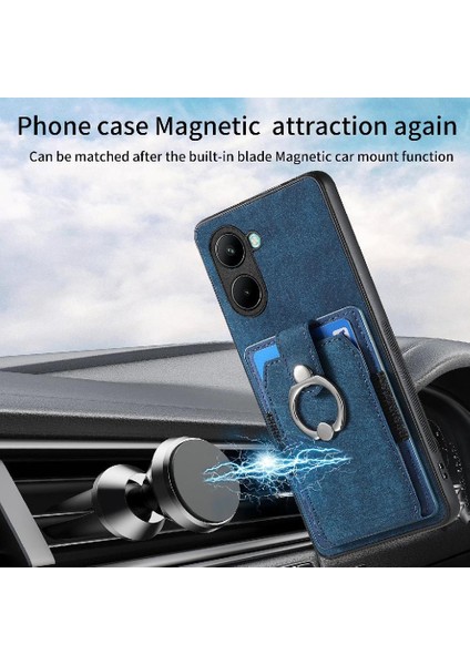 Realme C33 Manyetik Araç Montaj Için Kılıf Crad Yuvası Standı Halka Tutucu (Yurt Dışından) fiyatları