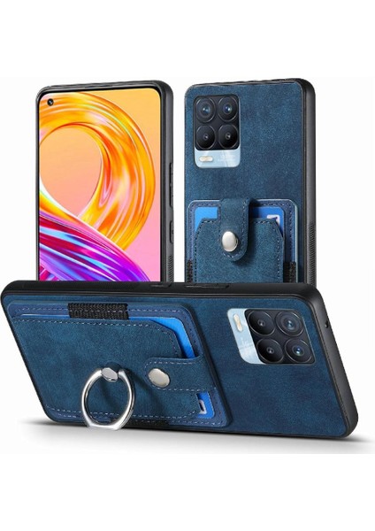 Realme 8 Pro Crad Yuvası Için Kılıf Manyetik Araç Montaj Halkası Tutucu Standı (Yurt Dışından)